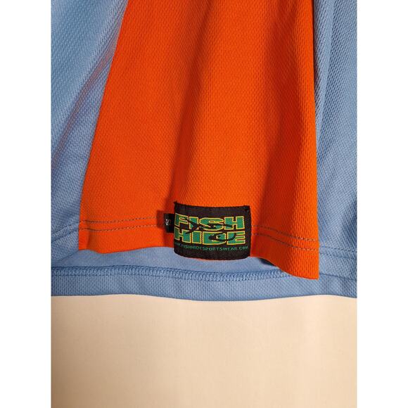 Fish Hide Sports Wear Men's Fishing Long-Sleeve Shirt Medium - Picture 4 of 4